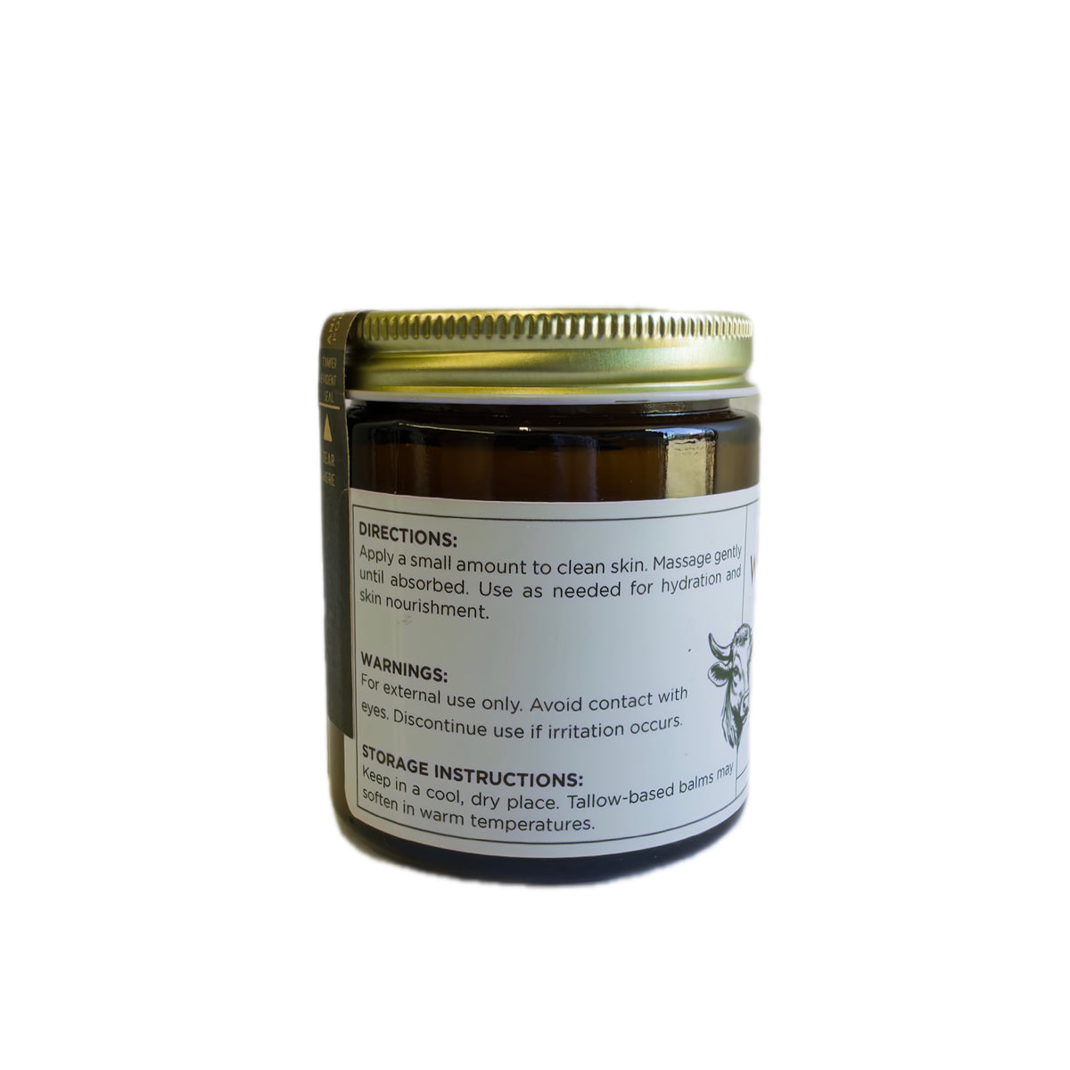 Bálsamo de sebo de res con aceite de jojoba y cera de abeja, tarro de 4 oz (113 g)