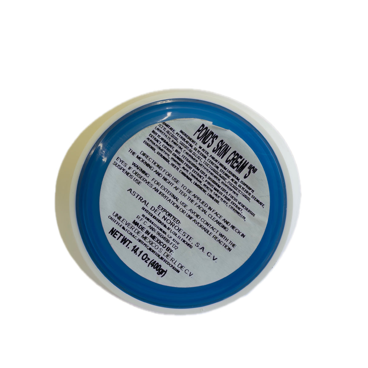 Crema humectante para cara y cuello con glicerina, 400 g (14.1 oz)