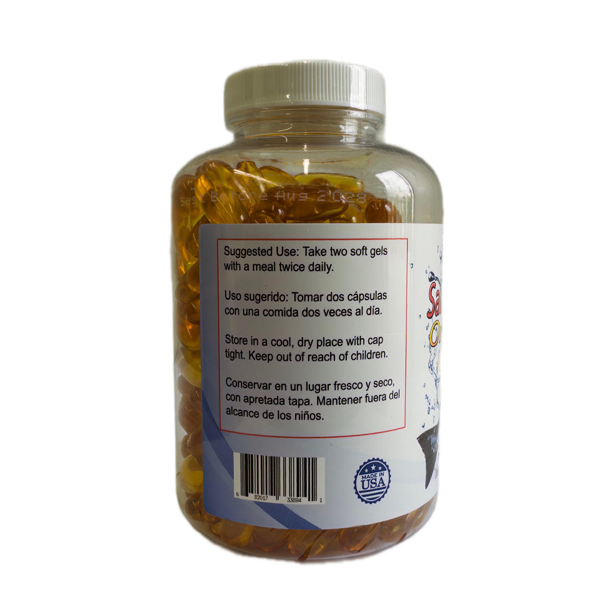 Omega 3 con Ajo Sin olor : softgels de aceite de pescado concentrado