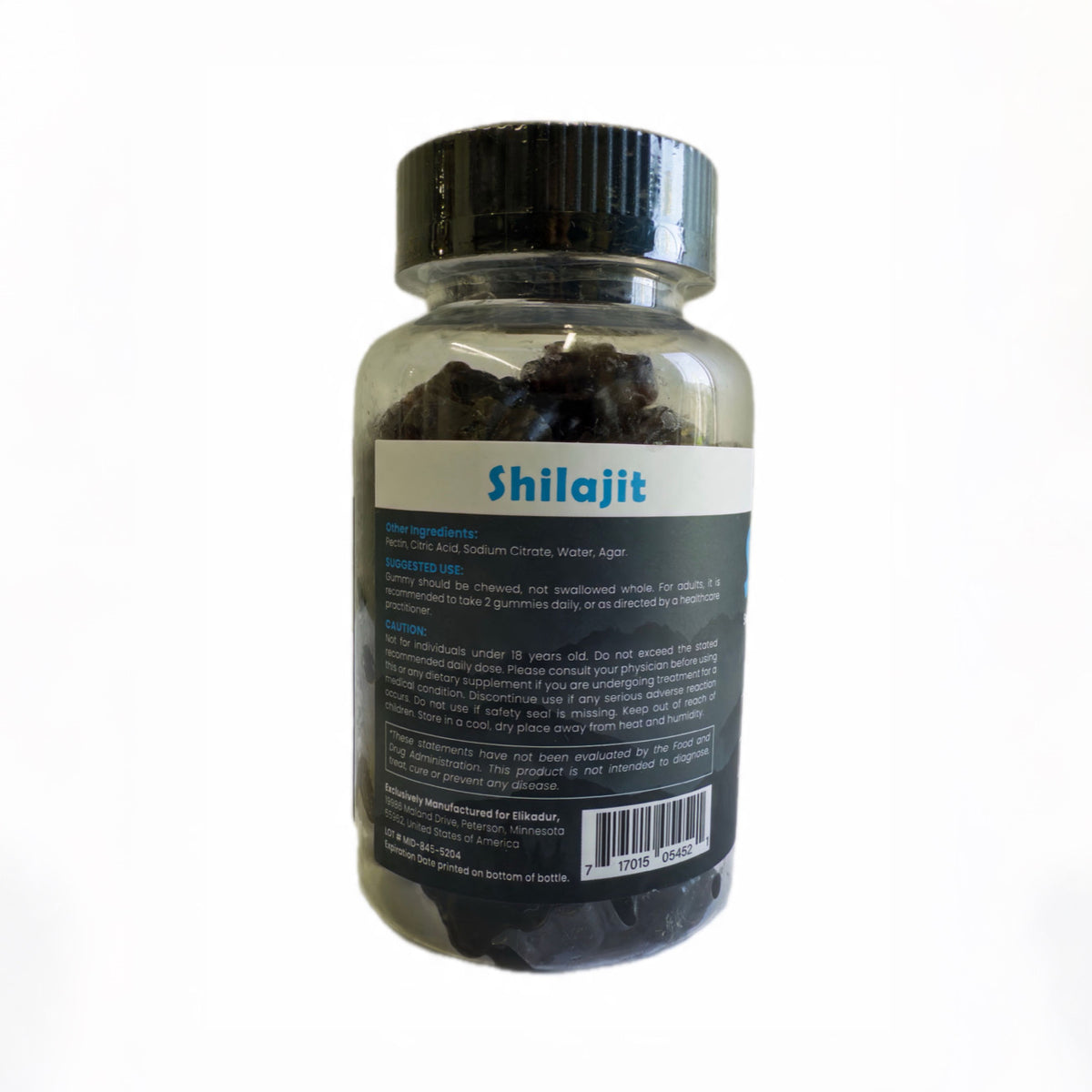 Shilajit 1400 mg con Chaga y Ashwagandha – 60 Gomitas