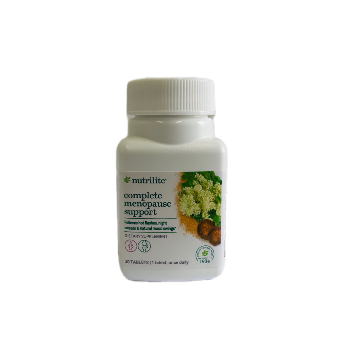 Nutrilite Complete Menopause Support — Ruibarbo Siberiano, 30 tabletas
