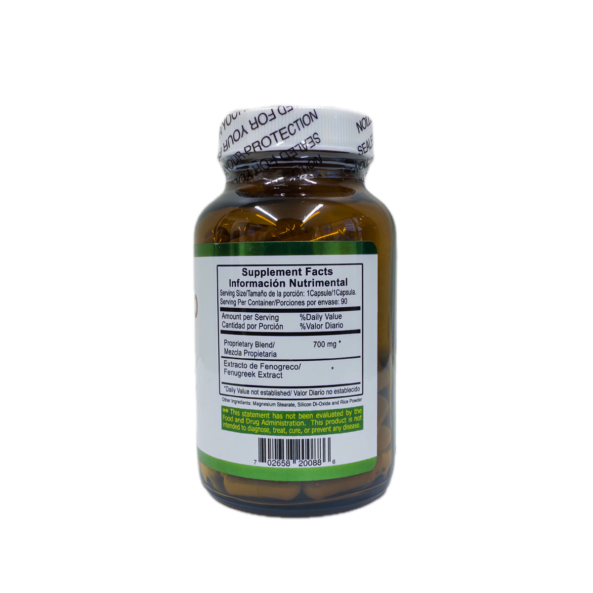 Fenogreco (Fenugreek) — 90 Cápsulas de 700 mg | Yerbos Finos