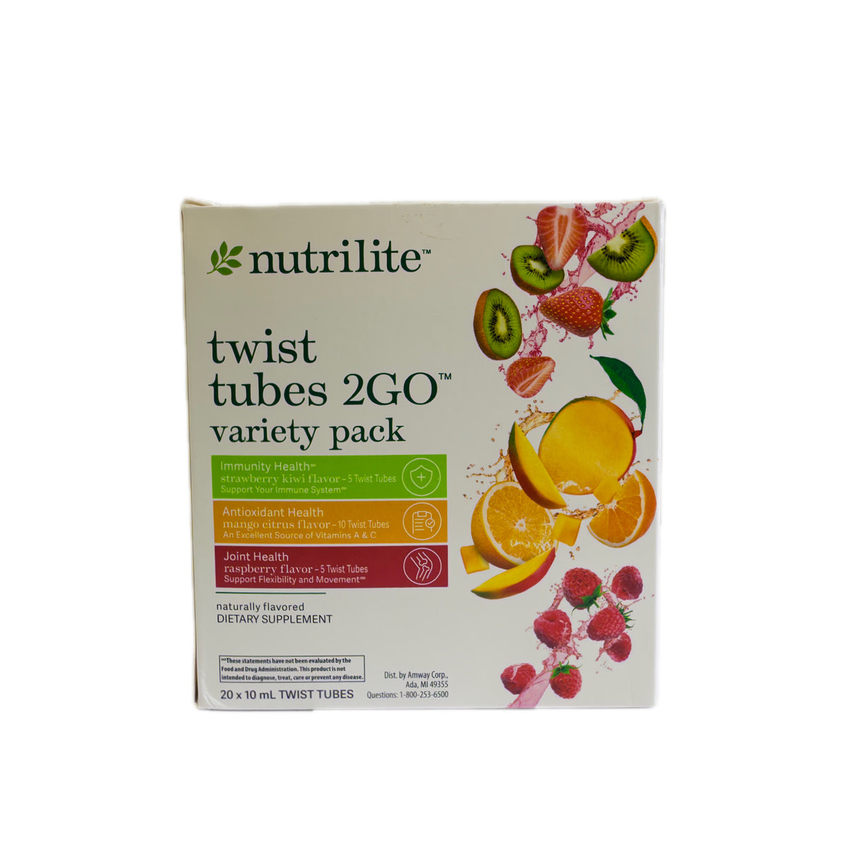 Nutrilite Twist Tubes 2GO — Variety Pack