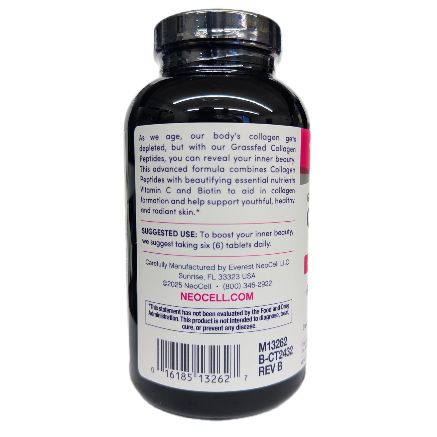 NeoCell Grassfed Collagen Peptides + Vitamina C & Biotina