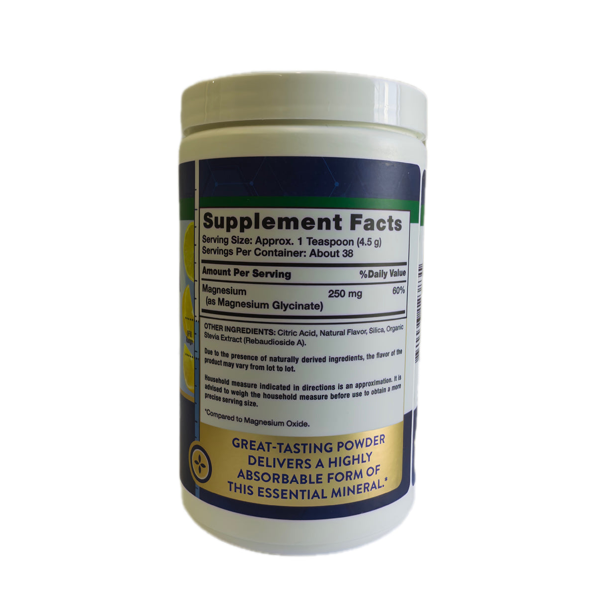 Nature's Truth High Absorption Magnesium Glycinate — sabor limón