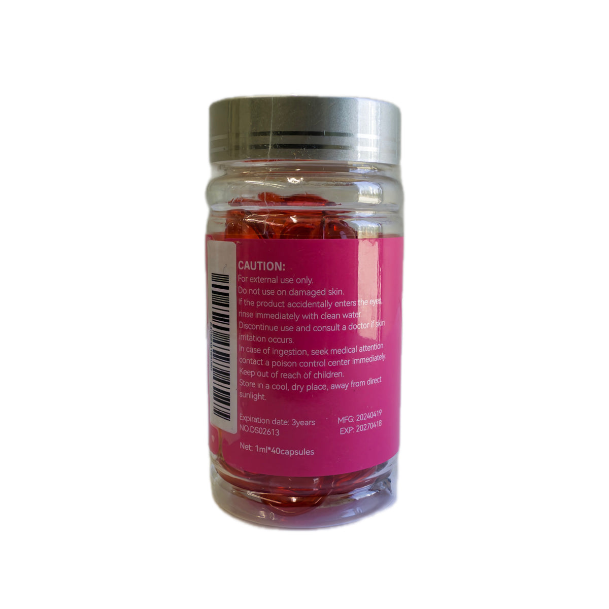 Cápsulas de Aceite Esencial para Cabello – Suavidad y Brillo, Uso Externo, 40 Cápsulas (1 mL c/u)
