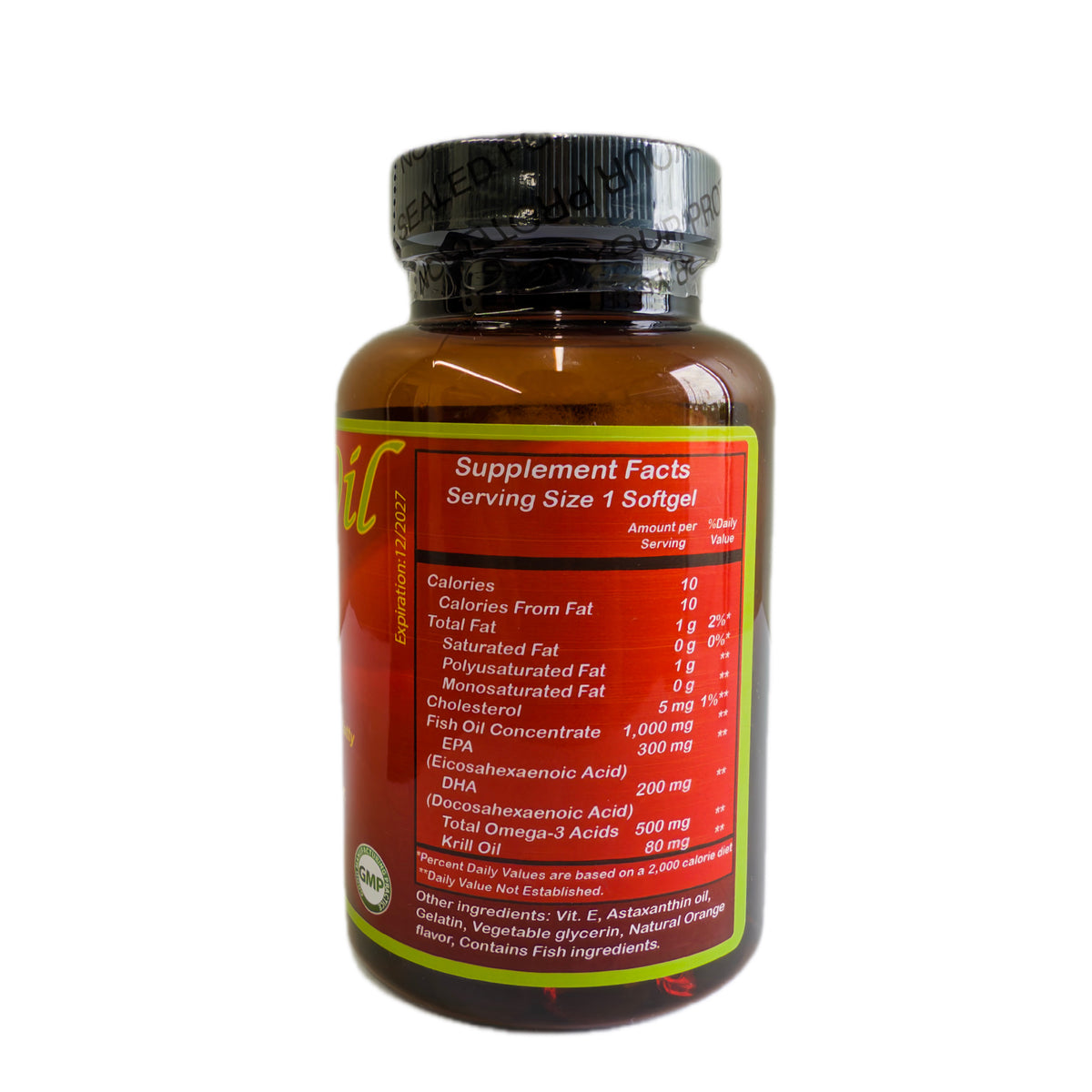 Omega-3 EPA y DHA con Aceite de Krill Antártico – 60 Cápsulas Blandas