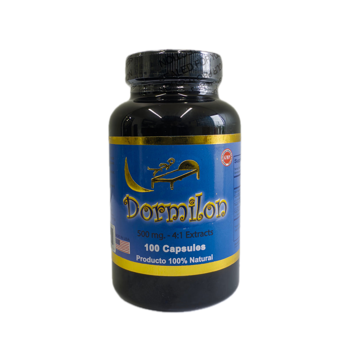 Dormilon — Fórmula Herbal para Dormir | 100 Cápsulas, 500 mg
