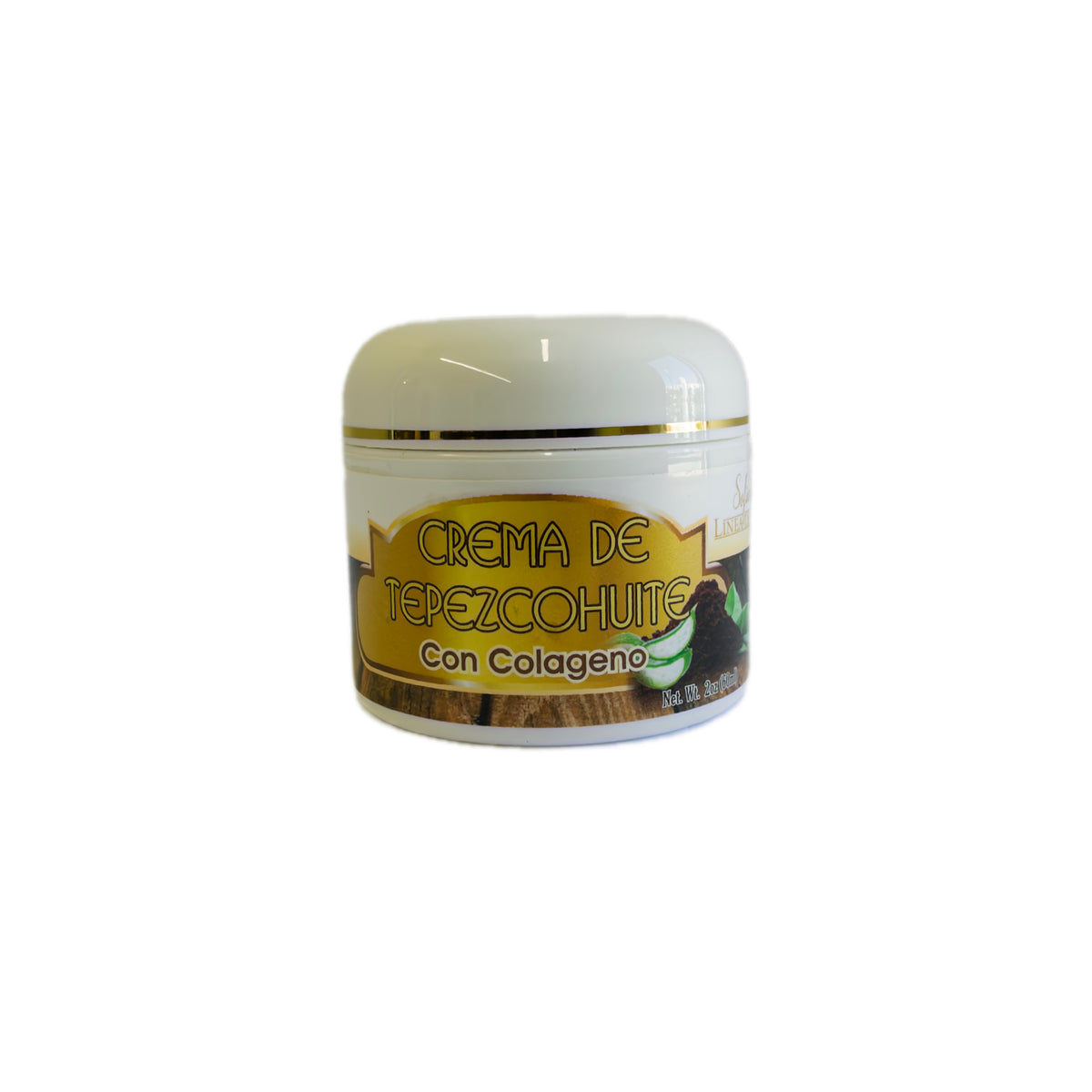 Crema facial con colágeno, aloe y alantoína para rostro y cuello – Tarro 2 oz (60 ml)