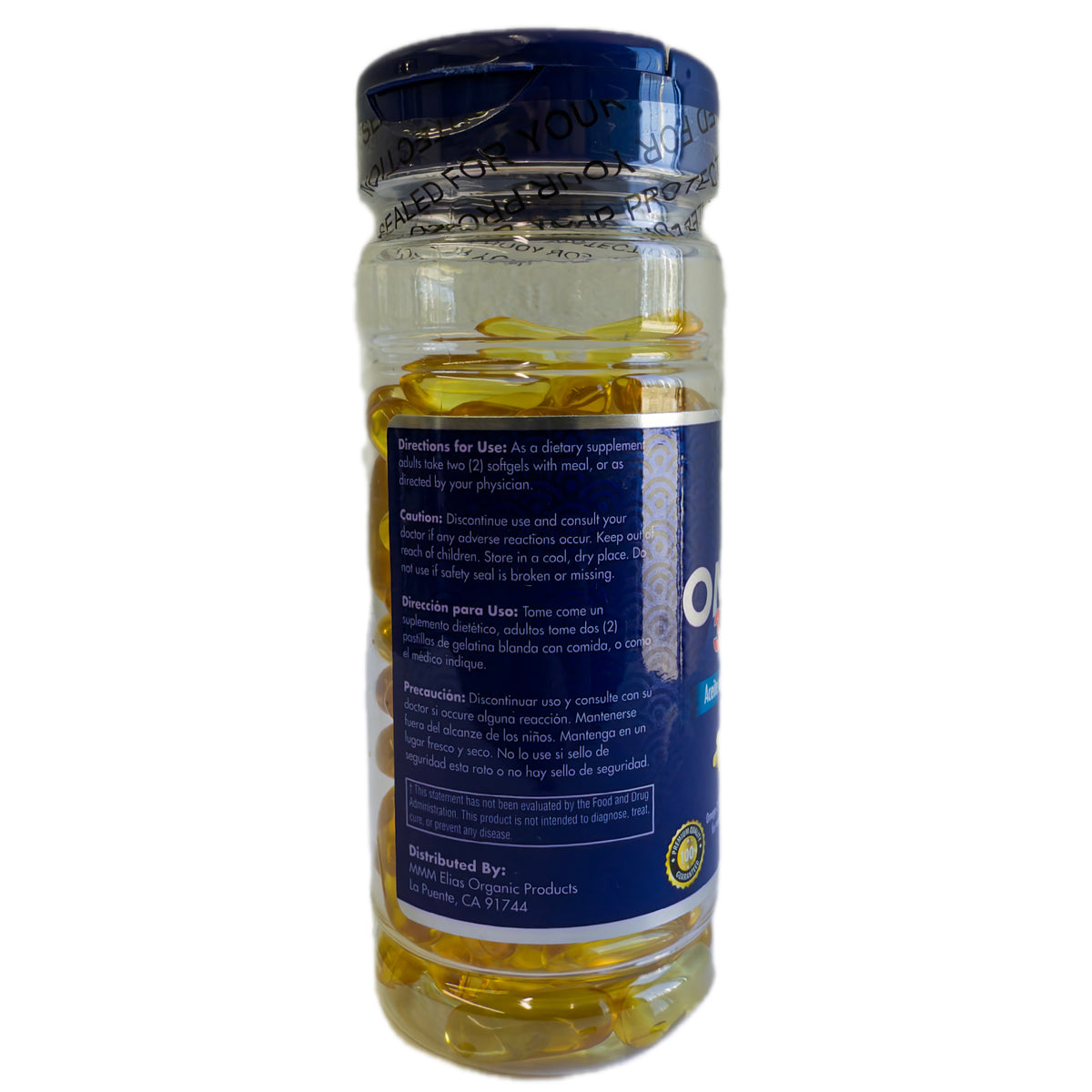 Omega 3, 6 y 9 con Aceite de Pescado, Linaza y Prímula – 100 Cápsulas Blandas