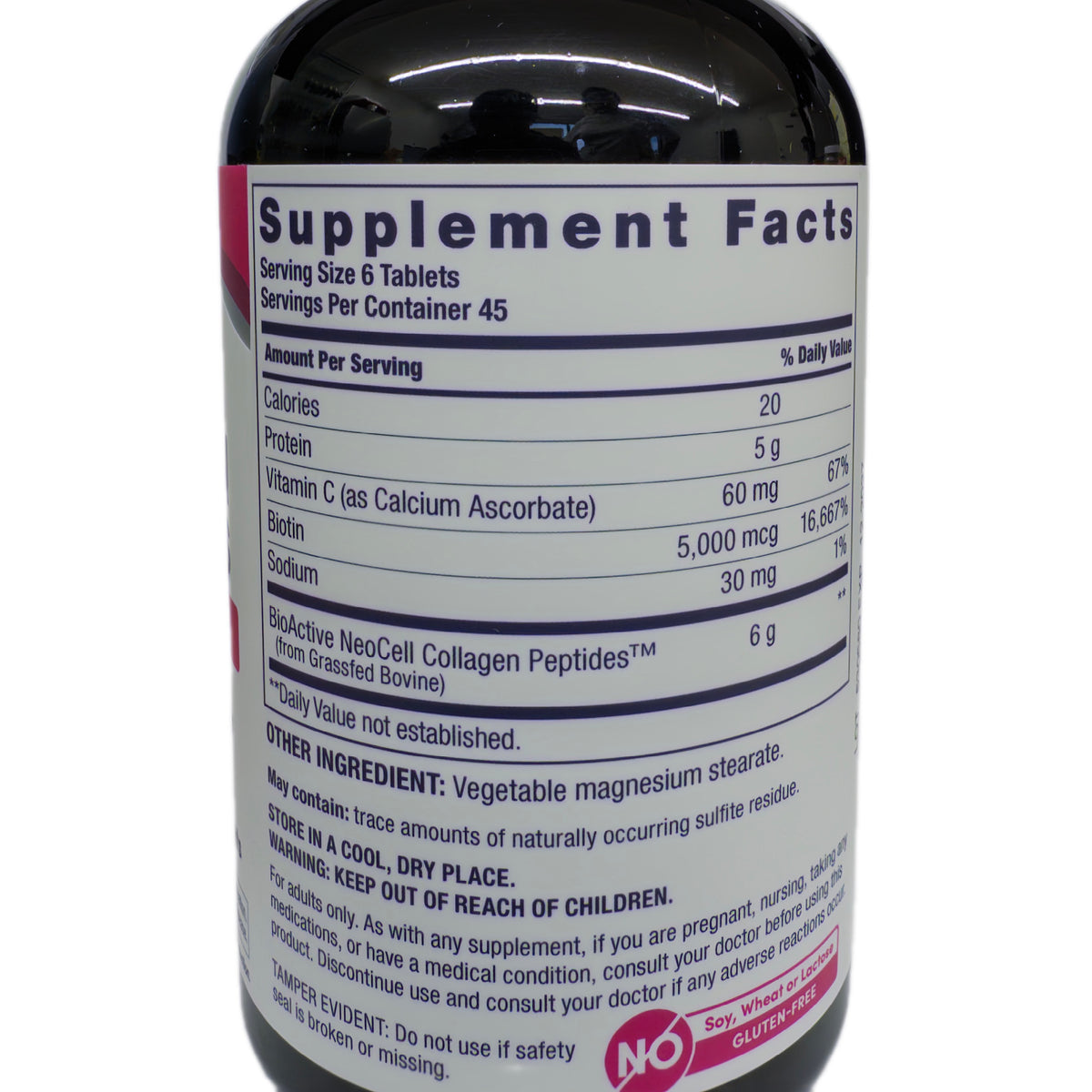 NeoCell Grassfed Collagen Peptides + Vitamina C