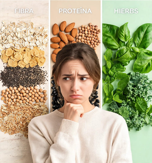 Cómo elegir entre fibra, proteína y hierbas según tu objetivo