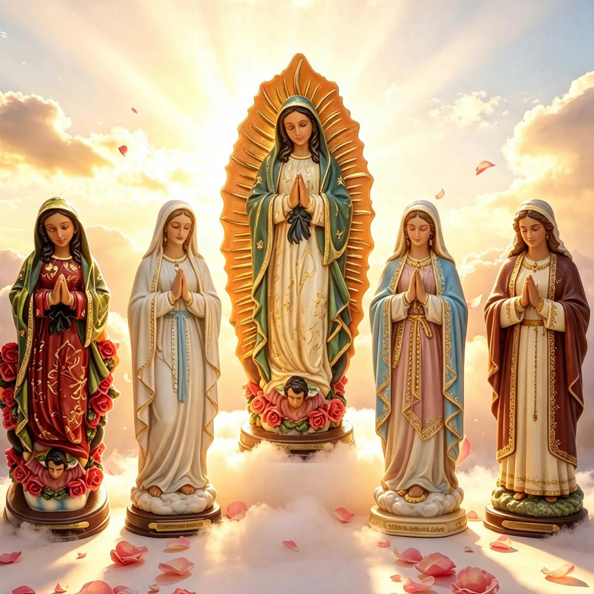 Estatuas de la Virgen