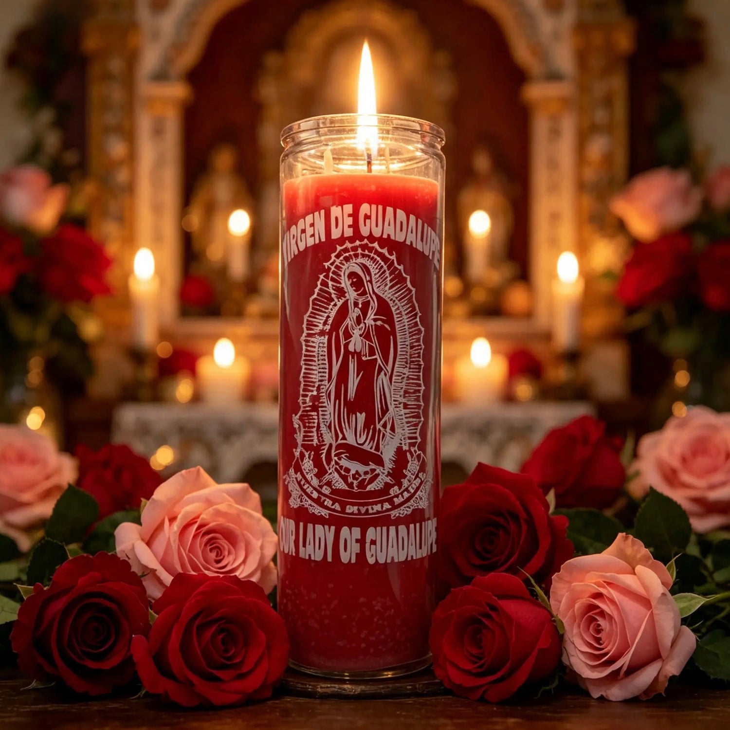 Velas Virgen de Guadalupe