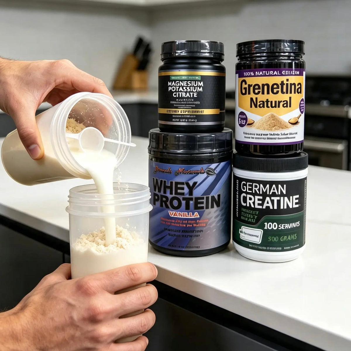Polvos, Proteínas y Shakes
