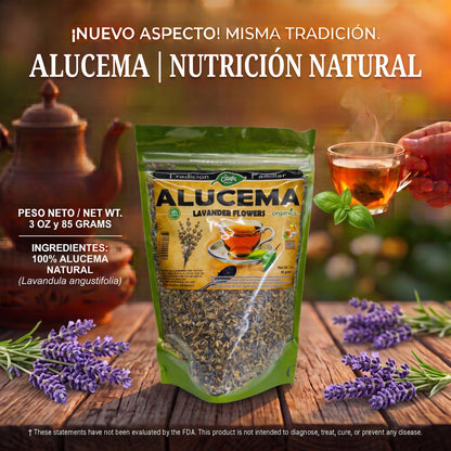 Alucema (Lavanda) 100% Natural | 3 oz (85 g) | Lavandula angustifolia | Flores Ancestrales Multiuso