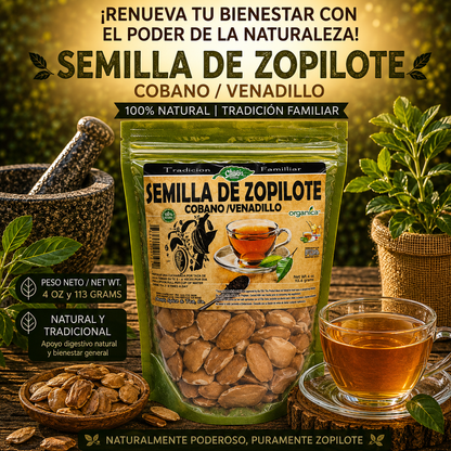 Semilla de Zopilote (Cobano/Venadillo) 100% Natural | 4 oz (113 g) | Swietenia humilis | Semilla Tradicional Mexicana