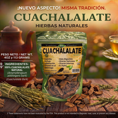 Cuachalalate 100% Natural | 4 oz (113 g) | Amphipterygium adstringens | Corteza Ancestral Mexicana