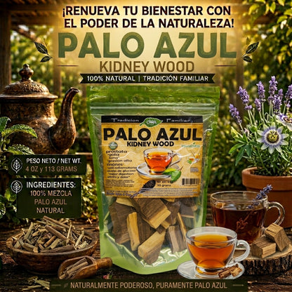 Palo Azul (Kidney Wood) 100% Natural | 4 oz (113 g) | Eysenhardtia polystachya | Madera Ancestral Mexicana