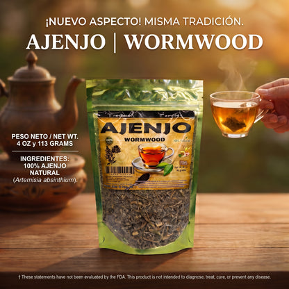 Ajenjo 100% Natural | 4 oz (113 g) | Artemisia absinthium | Hierba Ancestral Multiuso