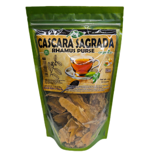 Cáscara Sagrada 100% Natural | 4 oz (113 g) | Rhamnus purshiana | Corteza Ancestral
