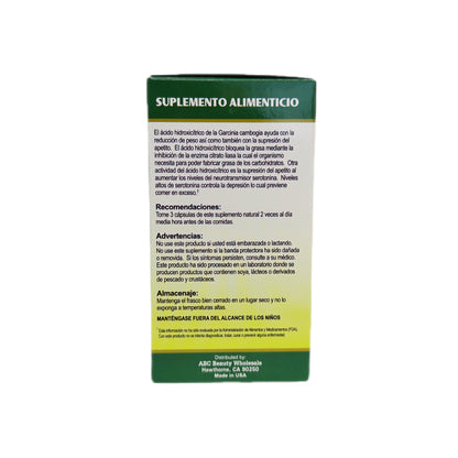 Garcinia Cambogia — 1500mg, Alto Contenido de HCA