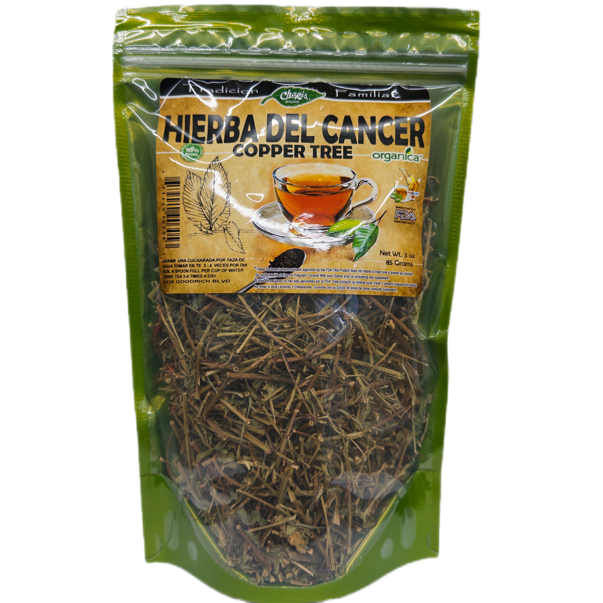 Hierba del Cáncer (Copper Tree) 100% Natural | 3 oz (85 g) | Acalypha phleoides | Hierba Ancestral Mexicana