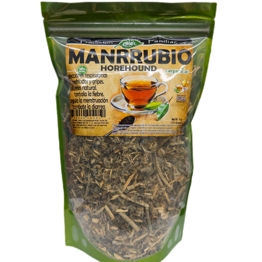 Manrrubio (Horehound) 100% Natural | 4 oz (113 g) | Marrubium vulgare | Hierba Ancestral Multiuso