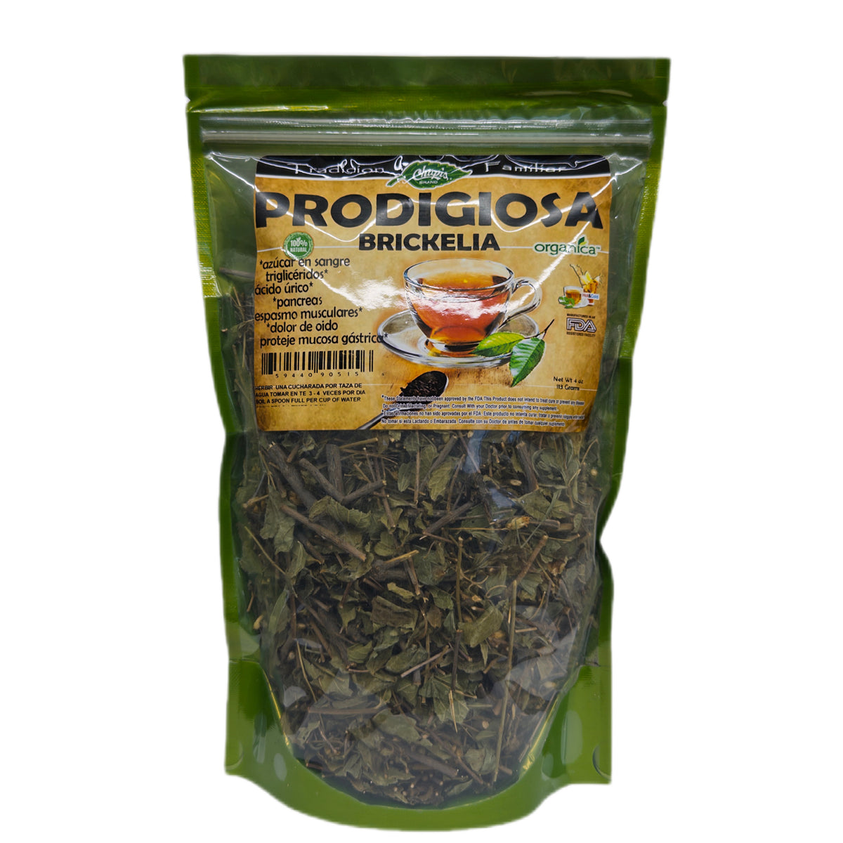 Prodigiosa (Brickelia) 100% Natural | 4 oz (113 g) | Brickellia cavanillesii | Hierba Ancestral Mexicana