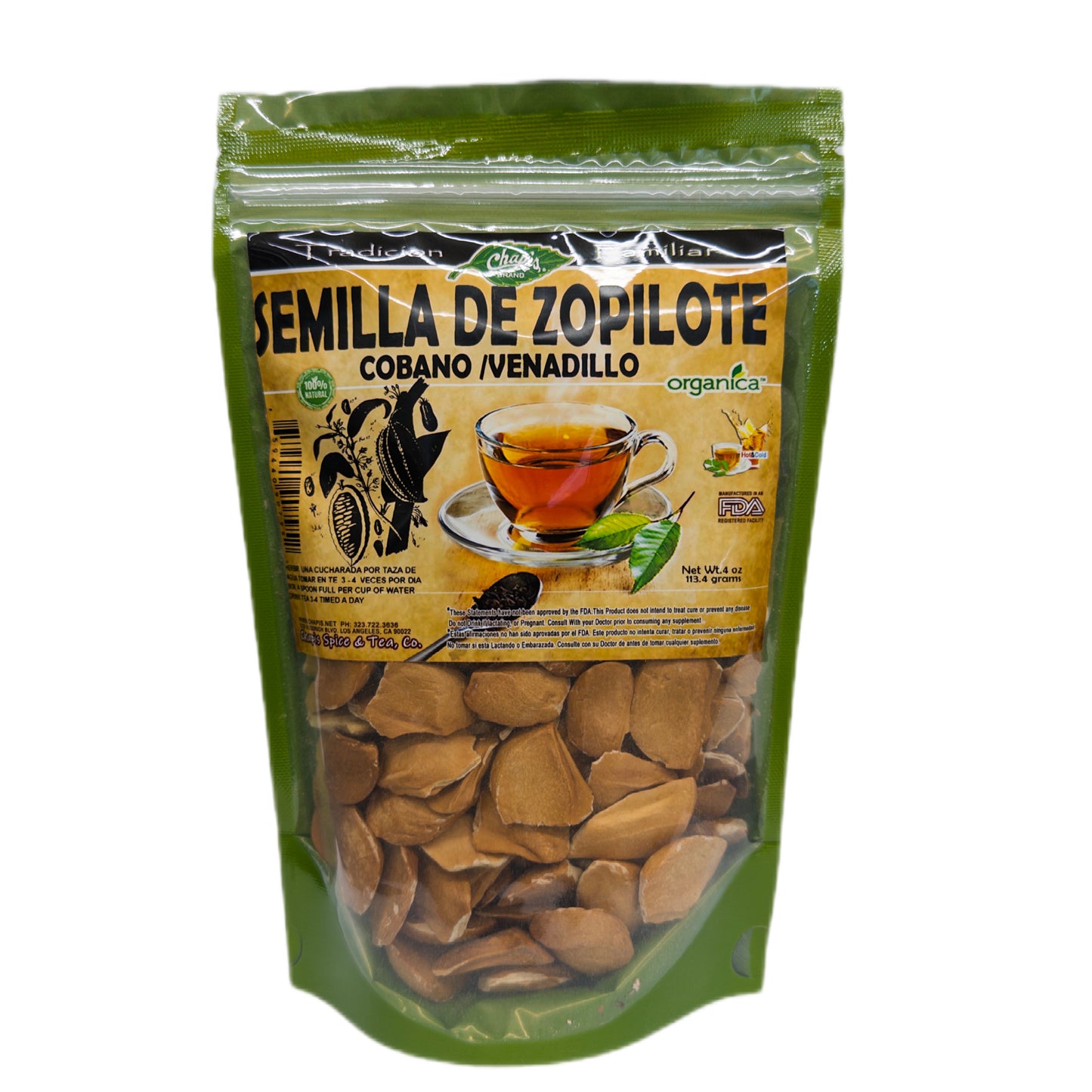 Semilla de Zopilote (Cobano/Venadillo) 100% Natural | 4 oz (113 g) | Swietenia humilis | Semilla Tradicional Mexicana