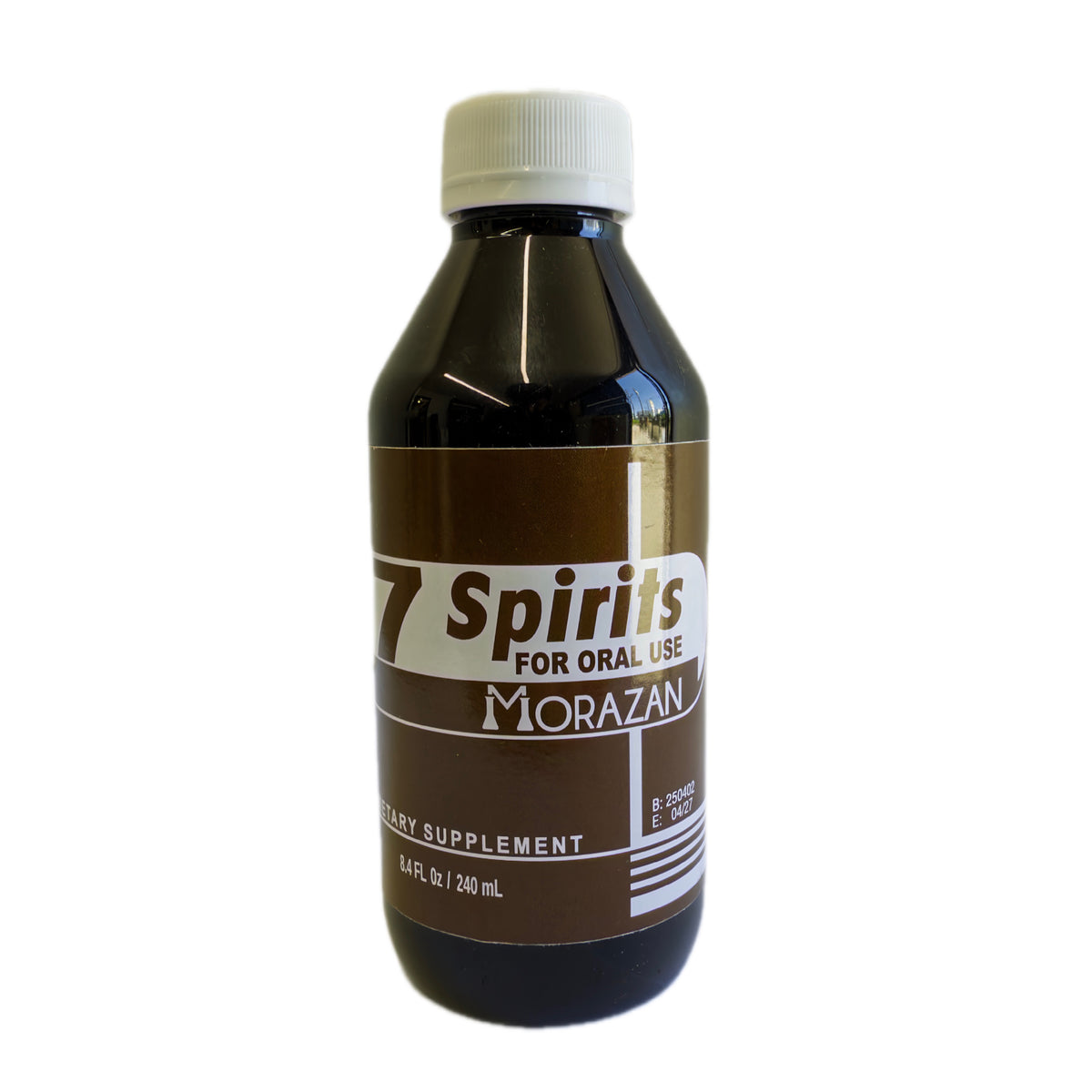 7 Spirits Morazán – Tónico Líquido con Extractos de Menta, Bergamota, Flor de Naranjo, Uva, Fresa y Agua de Rosas, 8.4 fl oz (240 mL)