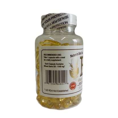 Aceite de Germen de Trigo – 1140 mg | 100 cápsulas blandas