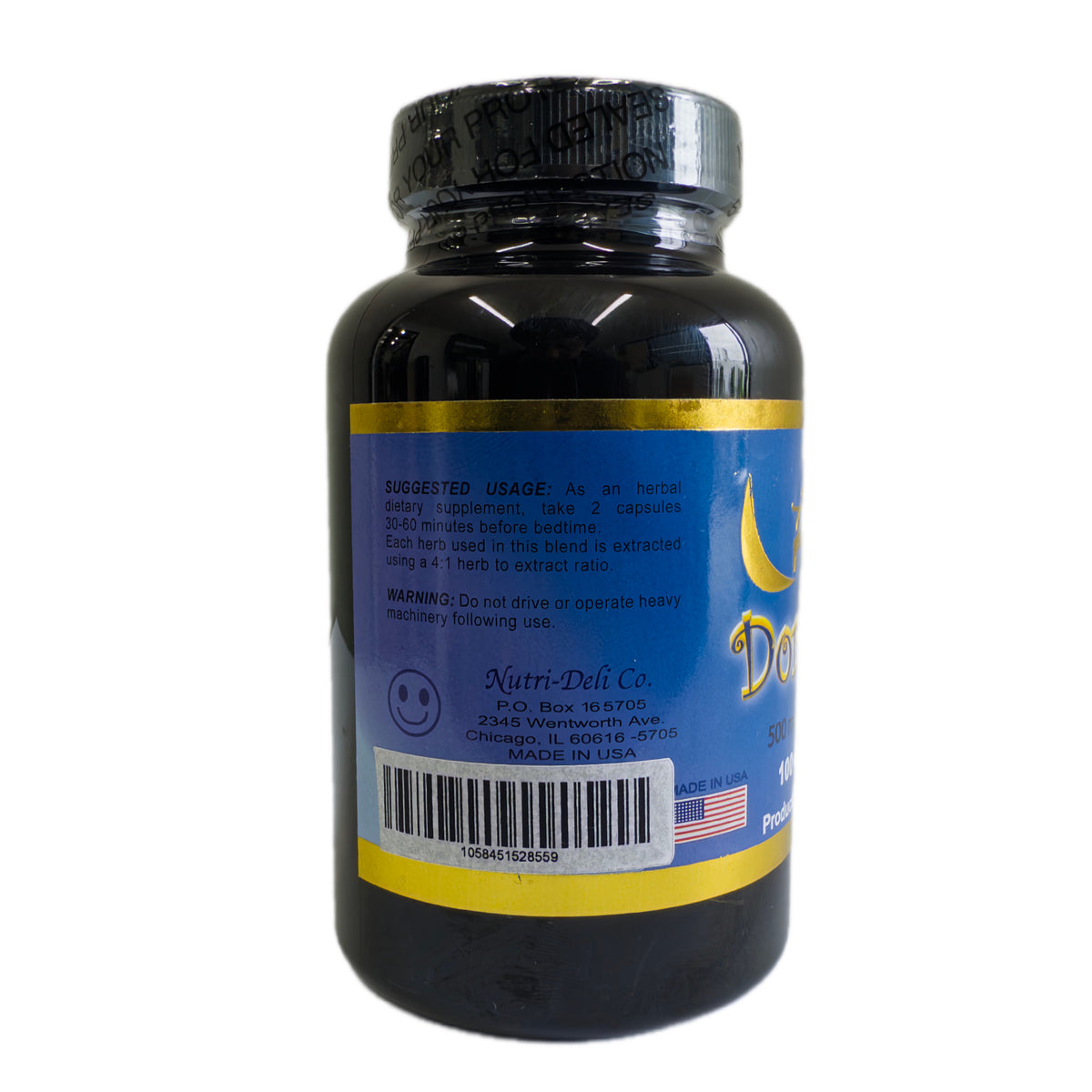 Dormilon — Fórmula Herbal para Dormir | 100 Cápsulas, 500 mg