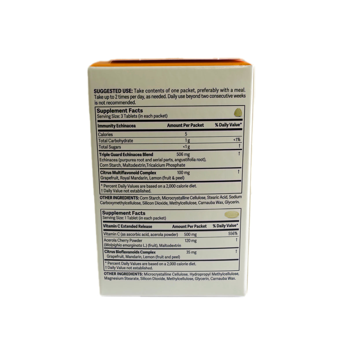 Nutrilite Immunity Pack — Echinacea + Vitamina C, 20 sobres