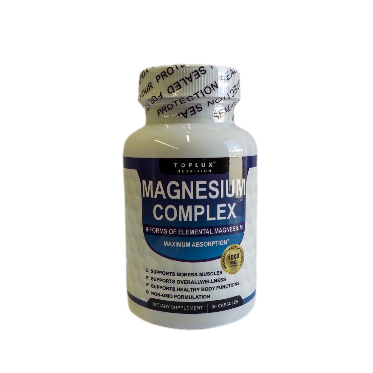 Complejo de Magnesio 1000 mg — Máxima absorción, 8 formas en una sola cápsula