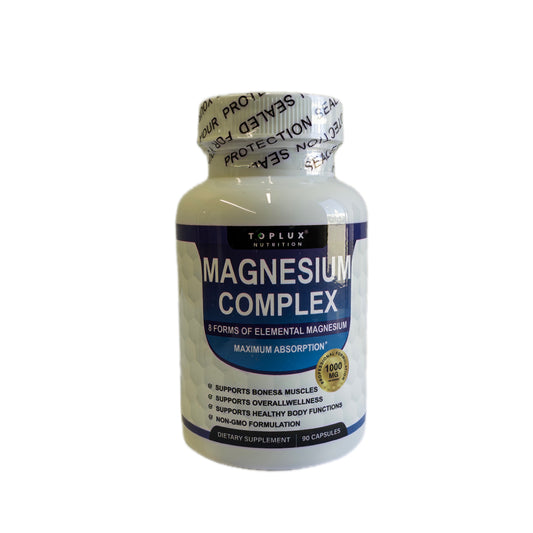 Complejo de Magnesio 1000 mg — Máxima absorción, 8 formas en una sola cápsula