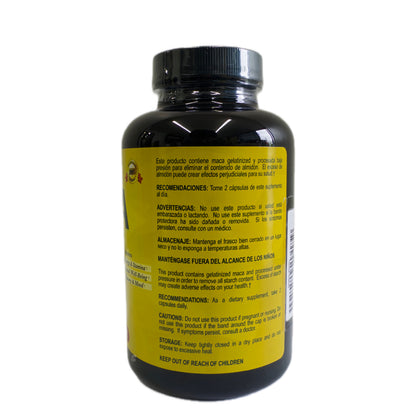 Maca Mixta (Roja, Negra y Amarilla) — 150 Cápsulas | 950 mg por Cápsula