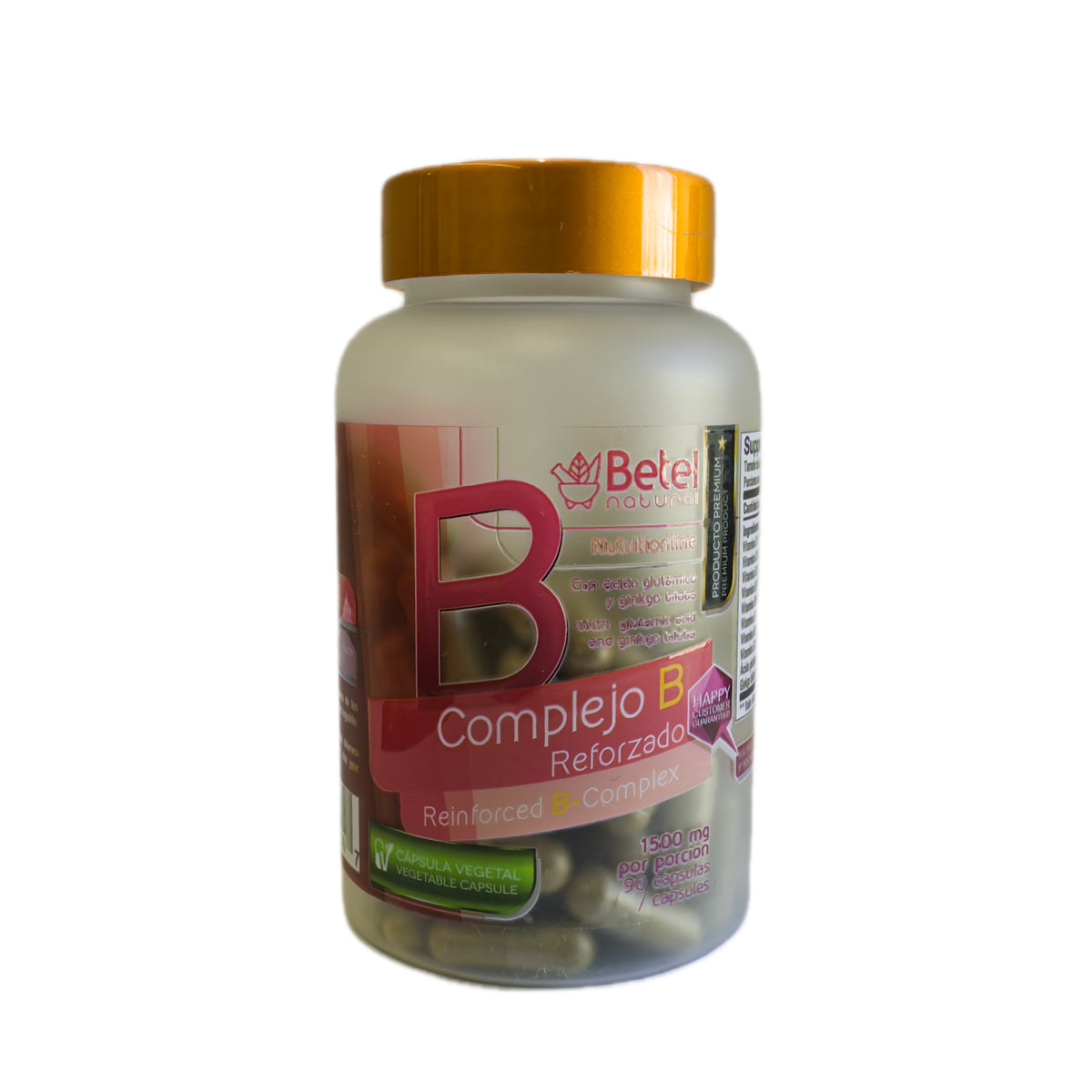 Complejo B Reforzado con Ácido Glutámico y Ginkgo Biloba — Energía y claridad mental