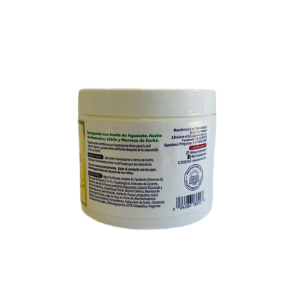 Crema humectante con vitamina E, aceite de aguacate y manteca de karité, tarro de 4 oz (114 g)