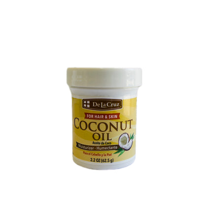 Aceite de coco humectante para cabello y piel, tarro de 2.2 oz (62.5 g)