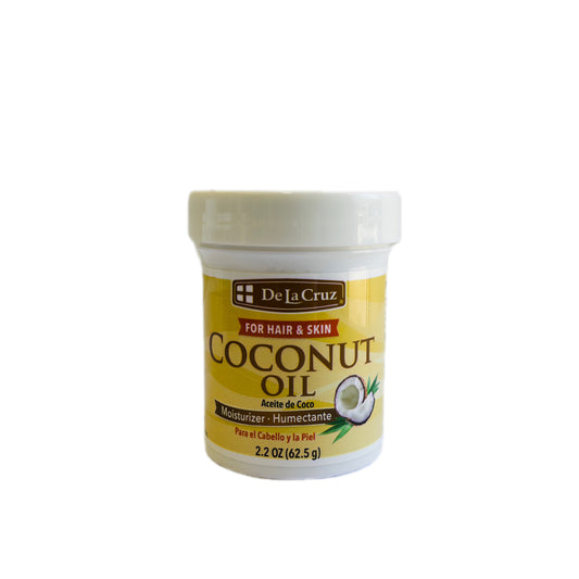 Aceite de coco humectante para cabello y piel, tarro de 2.2 oz (62.5 g)