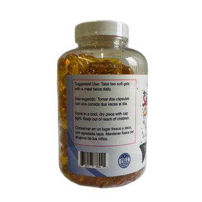 Omega 3 con Ajo Sin olor : softgels de aceite de pescado concentrado