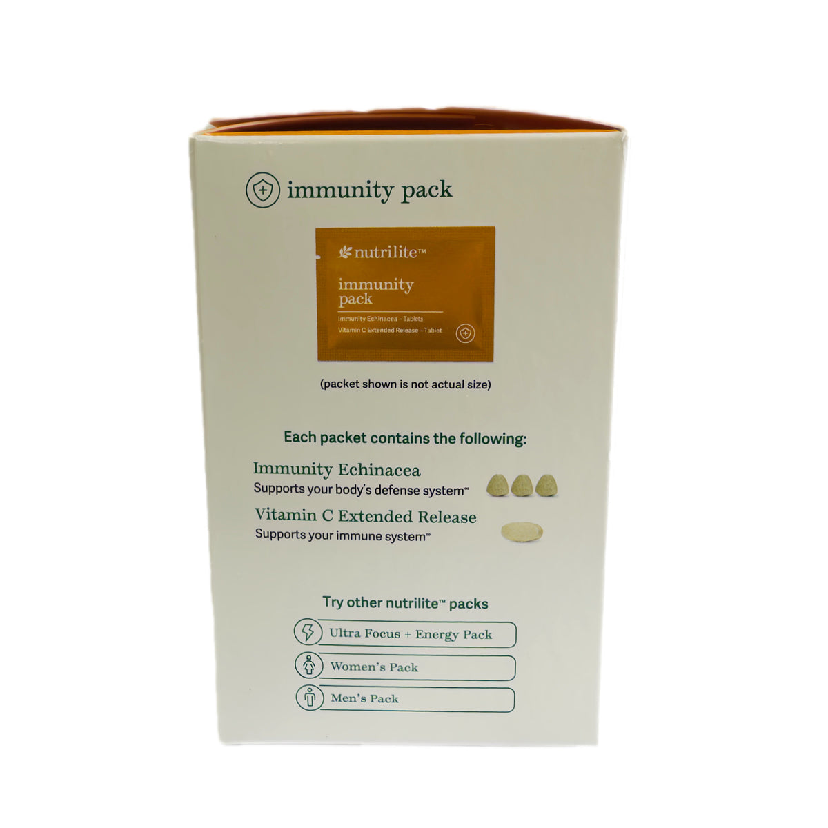 Nutrilite Immunity Pack — Echinacea + Vitamina C, 20 sobres