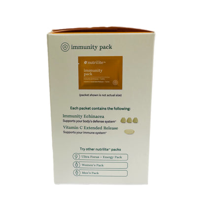 Nutrilite Immunity Pack — Echinacea + Vitamina C, 20 sobres