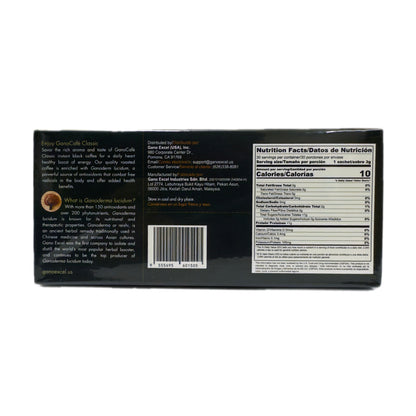 GanoCafé Classic — Café Negro Instantáneo Enriquecido con Ganoderma Lucidum