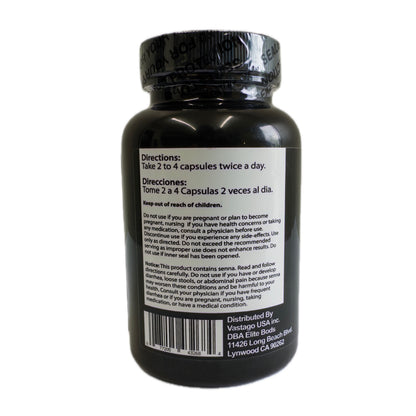 Elite Bods Absolute Detox — Limpieza Digestiva con Senna, Cáscara Sagrada y Canela