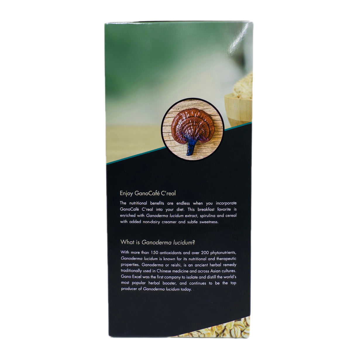 GanoCafé C'real — Cereal Caliente Enriquecido con Ganoderma Lucidum, 15 sobres de 30g