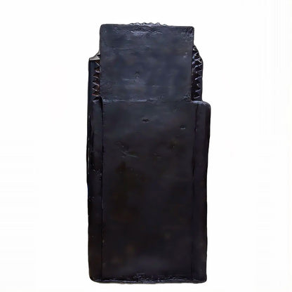 Santa Muerte Azteca | Escultura Artesanal Pintada a Mano | 74" de Altura