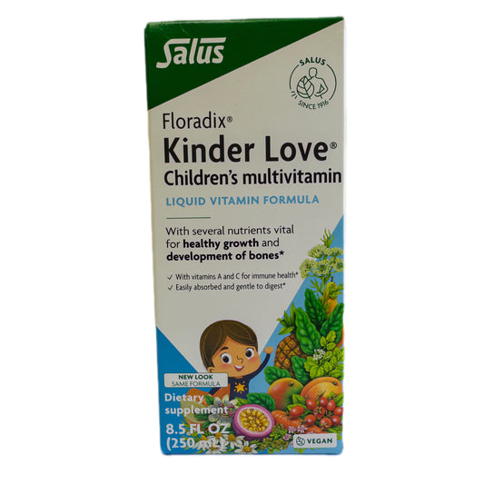 Multivitamínico Líquido para Niños con Calcio, Vitamina D y Extractos de Frutas y Hierbas – Fórmula Vegana, 8.5 fl oz (250 mL)