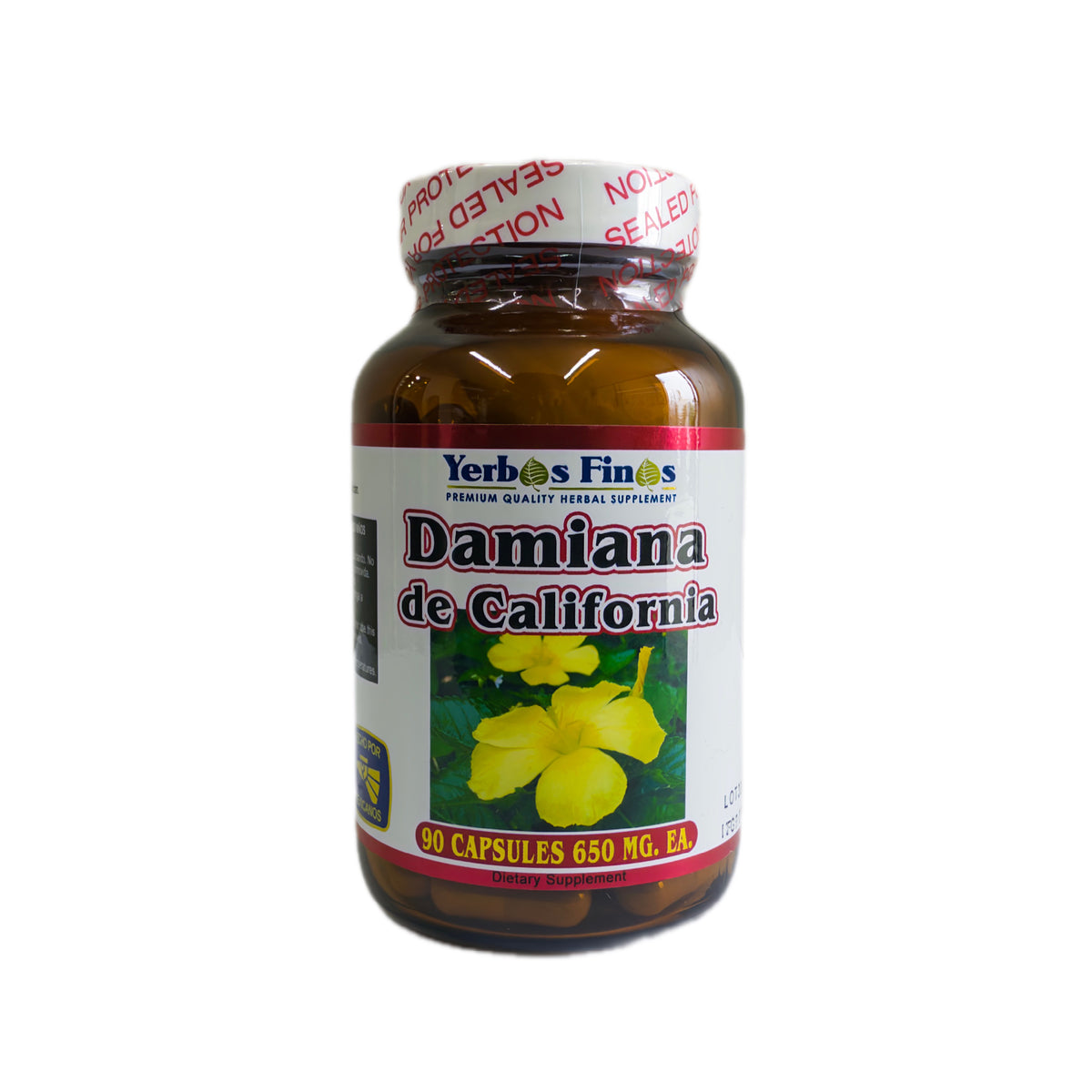 Damiana – Hojas | 650 mg | 90 cápsulas